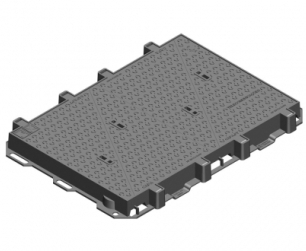 Rectangular Hinged Cover - NR2 Type - D400